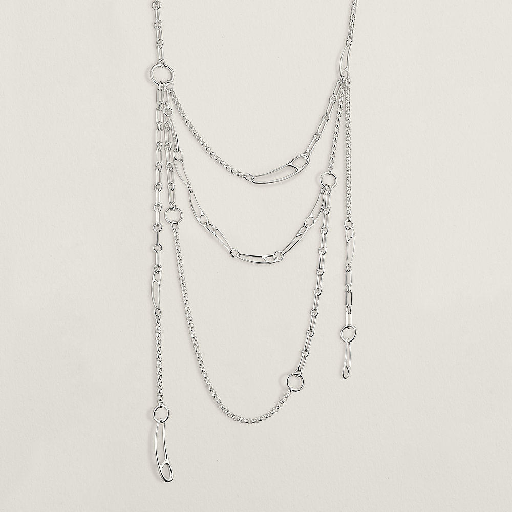Sautoir Chaîne De Montre En Argent Sterling Avec Médaillon Porte-photo - Occasion, Argenté